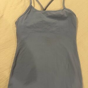 lululemon athletica Blue Strappy Tank Top